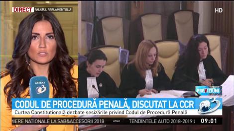 Codul de Procedură Penală, discutat la CCR
