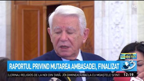 A fost finalizat raportul privind mutarea ambasadei Rom&acirc;niei &icirc;n Israel