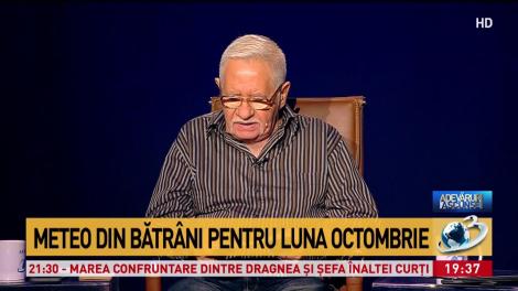 Meteo din bătr&acirc;ni pentru luna octombrie