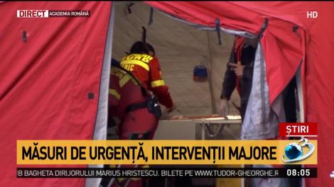 Seism 2018: Tabere pentru sinistrați