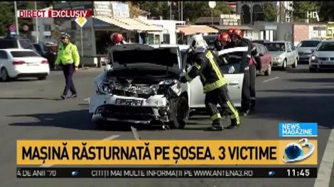 Accident grav &icirc;n apropiere de Capitală, șoferul vinovat a fugit