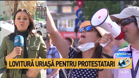 Lovitură uriaşă pentru protestatari