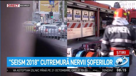 Exerciţiul "Seism 2018" cutremură nervii şoferilor