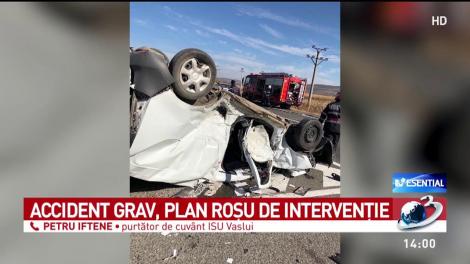 Accident grav la Vaslui. Plan roşu de intervenţie