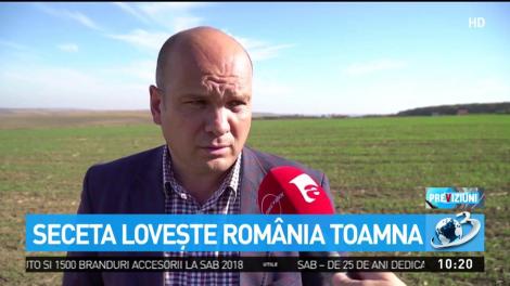 Seceta loveşte Rom&acirc;nia toamna