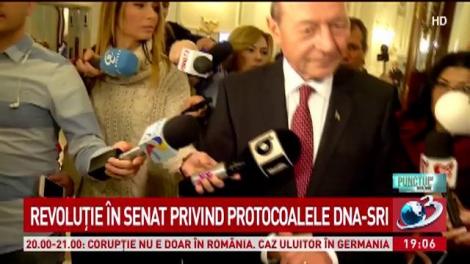 Revoluție &icirc;n Senat privind protocoalele SRI-DNA. Și Băsescu vrea desecretizarea deciziilor CSAT