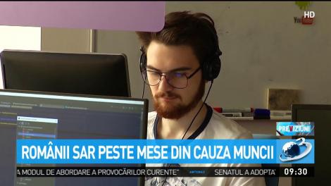 Rom&acirc;nii sar peste mese din cauza muncii