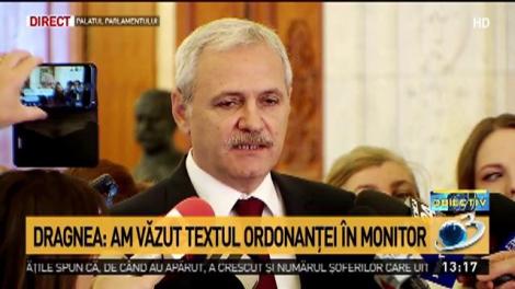 Prima reacție a lui Liviu Dragnea după ce OUG pentru legile justiției a fost publicată