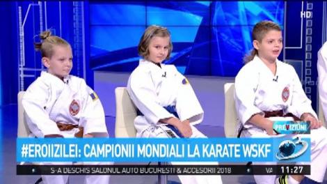 Eroii Zilei: Campionii mondiali la karate WSKF