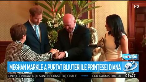 Meghan Markle a purtat bijuteriile prinţesei Diana