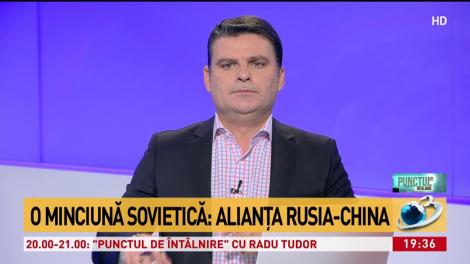 O minciună sovietică! Radu Tudor: „Rusia încearcă să intimideze occidentul cu ajutorul știrilor false”