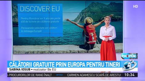 Călătorii gratuite prin Europa pentru tineri