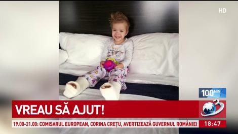 Campania &bdquo;Vreau să Ajut&rdquo;. Ștefania a reușit să ajungă la operațiile din SUA și are șansa de a merge din nou