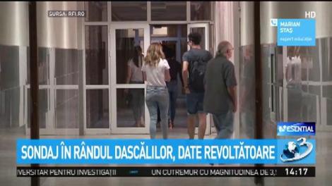 Sondaj &icirc;n r&acirc;ndul dascălilor, date revoltătoare