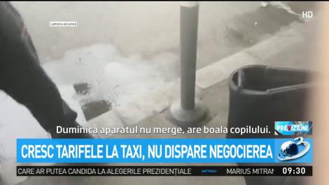 Cresc tarifele la taxi, dar nu dispare negocierea. &Icirc;n zona Gării de Nord, se cere tariful maxim legal de 3,5 lei/kilometru