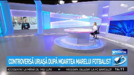 Sicriul cu trupul lui Ilie Balaci, depus la o biserică din Craiova