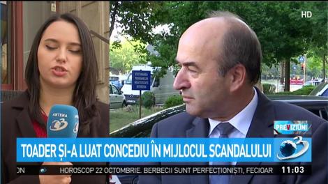 Tudorel Toader și-a luat concediu în plin scandal pe Legile Lustiţiei