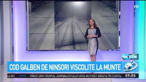 Cod galben de v&acirc;nt &icirc;n toată ţara