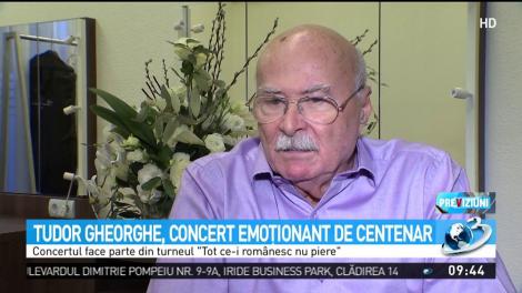 Tudor Gheorghe, concert emoţionant de centenar