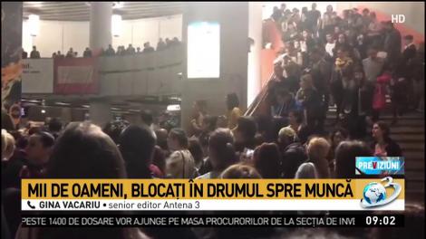 Haos la metrou din cauza unei defecţiuni