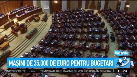 Maşini de 35.000 de euro pentru bugetari