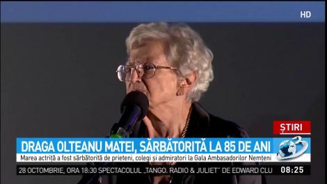 Draga Olteanu Matei, sărbătorită la 85 de ani. Care sunt dorinţele &icirc;ndrăgitei actriţe