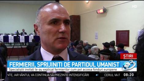 Fermierii, sprijniţi de Partidul Umanist Rom&acirc;n