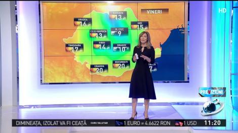 Cum va fi vremea &icirc;n acest weekend
