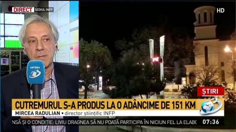 Anunțul INFP după cutremurul de duminică dimineață