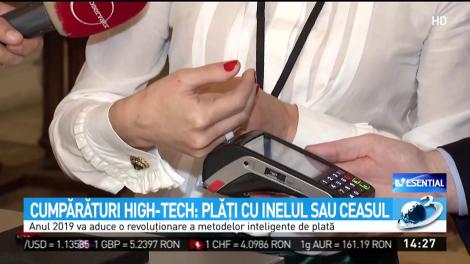 Cumpărături high-tech: Plăţi cu inelul sau ceasul
