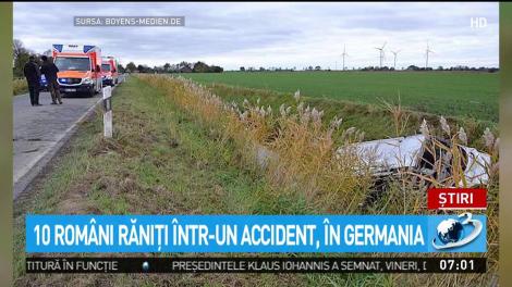 Accident rutier în nordul Germaniei! Zece muncitori români, în stare gravă