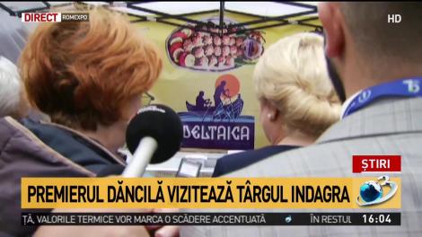 Premierul Viorica Dăncilă vizitează T&acirc;rgul Indagra