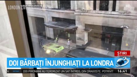 Doi bărbaţi au fost înjunghiaţi la Londra