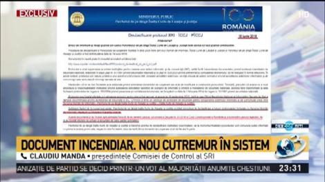 Document incendiar. Nou cutremur în sistem