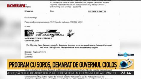 Program cu Soros, demarat de Guvernul Cioloș