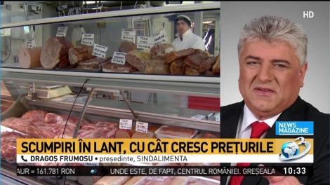 Scumpiri în lanț! Cu cât cresc prețurile la alimente