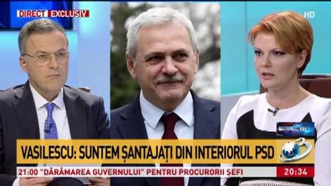 Lia Olguța Vasilescu, despre CEx PSD: &bdquo;Vor fi excluderi. Nu putem fi șantajați din interiorul partidului&rdquo;
