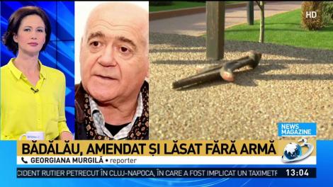 Senatorul Nicolae Bădălău, amendat și lăsat fără armă