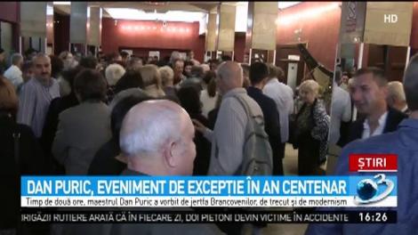 Dan Puric, eveniment de excepție în an Centenar