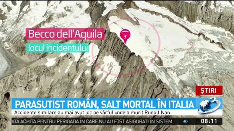 Paraşutist rom&acirc;n, salt mortal &icirc;n Italia