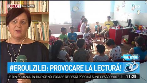 Eroul zilei: Provocare la lectură, ideea unei bibliotecare din judeţul Cluj