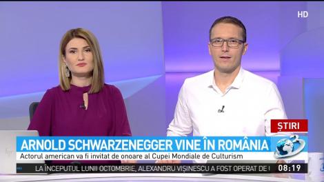 Arnold Schwarzenegger vine &icirc;n Rom&acirc;nia