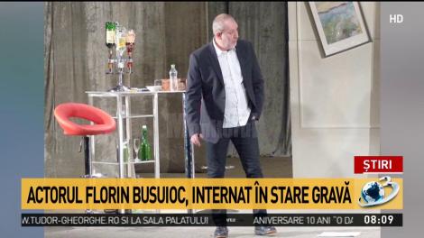 Actorul Florin Busuoic, operat de urgenţă la Craiova
