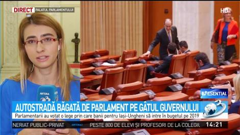 Autostradă băgată de Parlament pe g&acirc;tul Guvernului