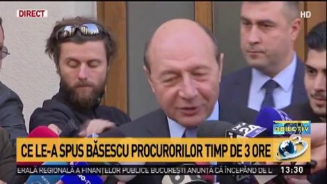 Traian Băsescu, audiat la DNA: &bdquo;Am fost martor la o comisie rogatorie&rdquo;
