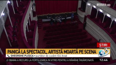 Momente dramatice la un spectacol din Arad! O dansatoare s-a prăbușit pe scenă! Femeia de 33 de ani a murit la scurt timp