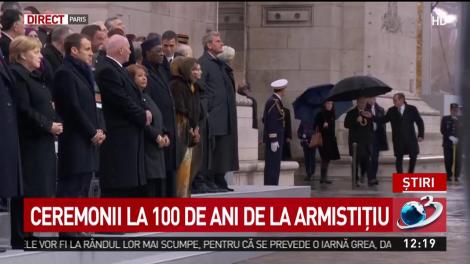 Ziua Armistițiului! Președintele Klaus Iohannis, alături de Prima Doamnă și alți lideri politici, la ceremoniile militare! 