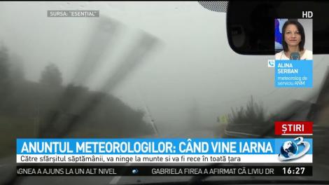 Anunţul meteorologilor. C&acirc;nd vine iarna