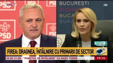 Gabriela Firea: Dragnea vrea desființarea Capitalei