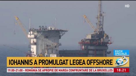 Iohannis a promulgat legea offshore